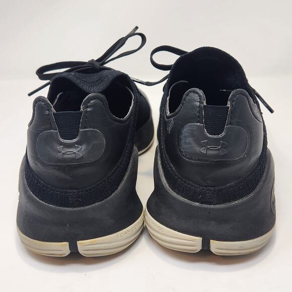 Under Amour Curry 4 Low Black Basketball Shoes Men Size 9.5 Athletic Sneakers - Picture 6 of 9